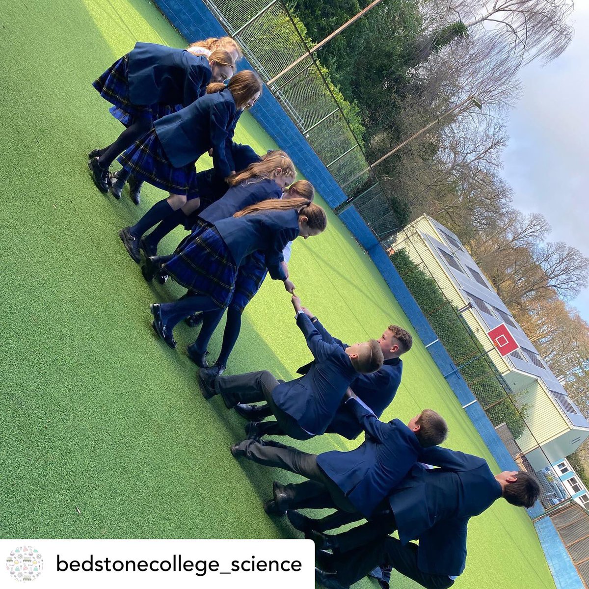 BedstoneCollege's tweet photo. Shared via @bedstonecollege_science Instagram - Year 7 were learning about different types of forces in today’s physics lesson! using practical ways to develop their understanding of balanced &amp; unbalanced forces, &amp; the effects these can have ⬆️⬇️➡️⬅️ #forces #science #physics https://t.co/SdfE2xv6Lp
