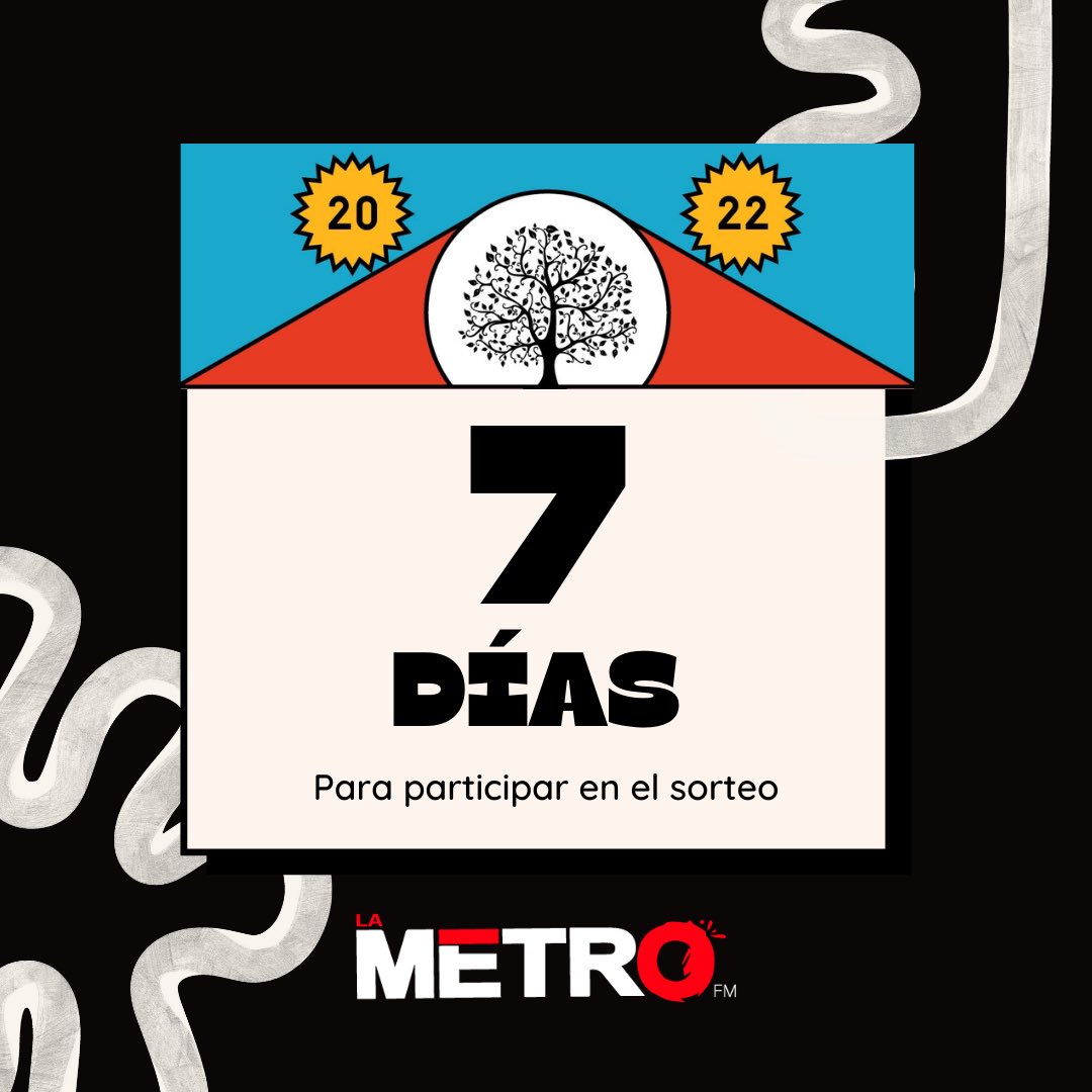 LaMetroStereo's tweet photo. Quedan 9 DÍAS para el sorteo del @festereopicnic 🔥

Aún puedes participar en TODAS nuestras dinámicas para inscribir tus datos. 

La Metro Estación te lleva nuevamente a vivir la experiencia de un mundo distinto... ¡Festival Estéreo Picnic 2022! https://t.co/ygiB4s6cb7
