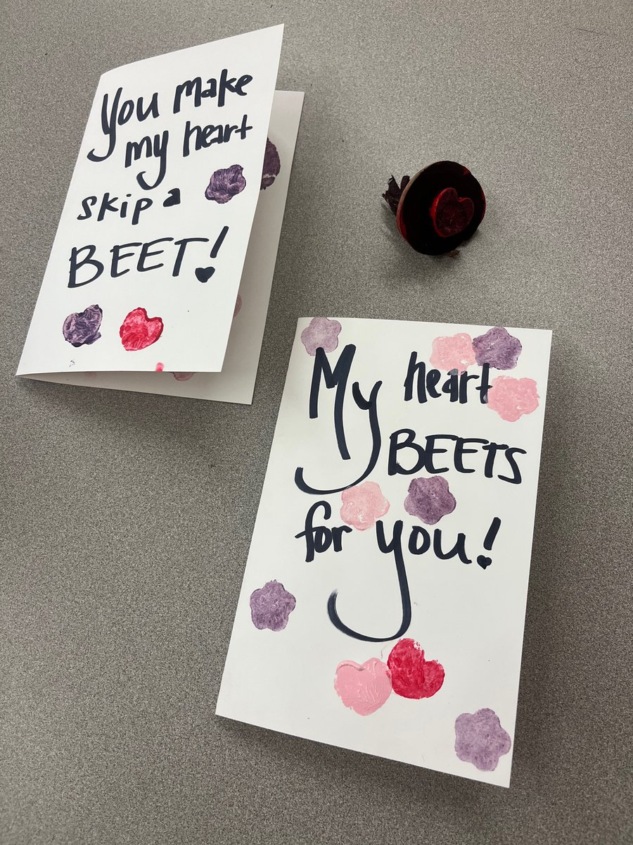 simplefood4all's tweet photo. Beet stamps ❤️🌸❤️ #gardenbased #earlyeducation #stampit #beets #harvestofthemonth https://t.co/GWZVLX2cu4