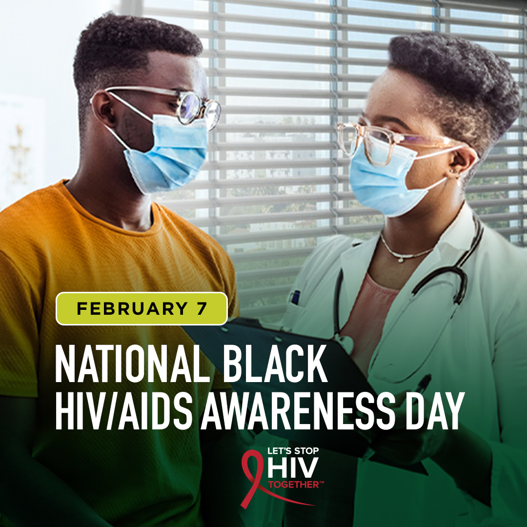 Today is National Black HIV/AIDS Awareness Day! Let's acknowledge the role racism has played in today's health disparities and work to address distrust in health services and to increase access to care.

#NBHAAD #StopHIVTogether #GetTested #UequalsU #EndStigma #HIV #PrEP