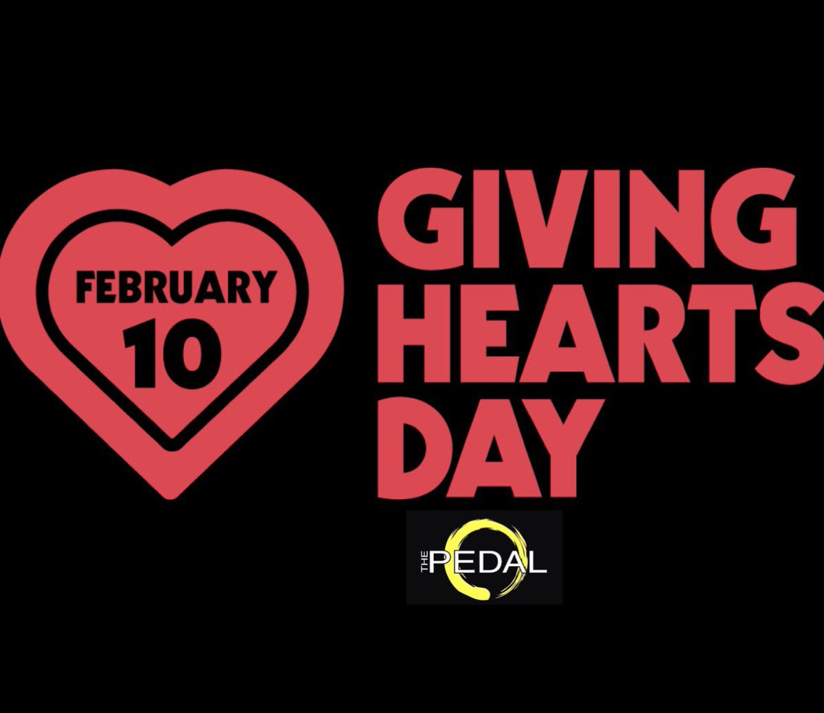 Join with us at The Pedal to support Giving Hearts Day 2022!
❤️Donations will support the GFPS “The Giving Tree”
❤️For every $$ donation in the studio,your name will go into a drawing for FREE Pedal clothing!#gfschools #gfwinship
Class TONIGHT! 5:30pm