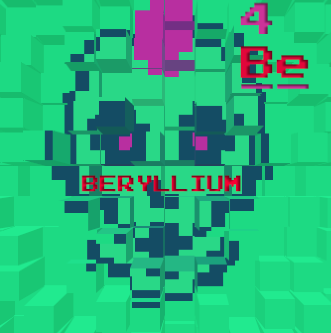 TechMental_'s tweet photo. @B1ueOrigin ☠️Knowledge is key...🗝️ VVip..!

A hybrid between @MentalPunks (*creator) &amp; @Crypto_Skulls #708 Linage (*owner).

#MENTALSKULLS ( 4 Be ) Beryllium 
Alkaline Earth Metal
Atomic Mass9.012183 u
Electron Configuration [He]2s2
Density 1.85 g/cm³
Year Discovered 1798 https://t.co/p0BlNj3om9