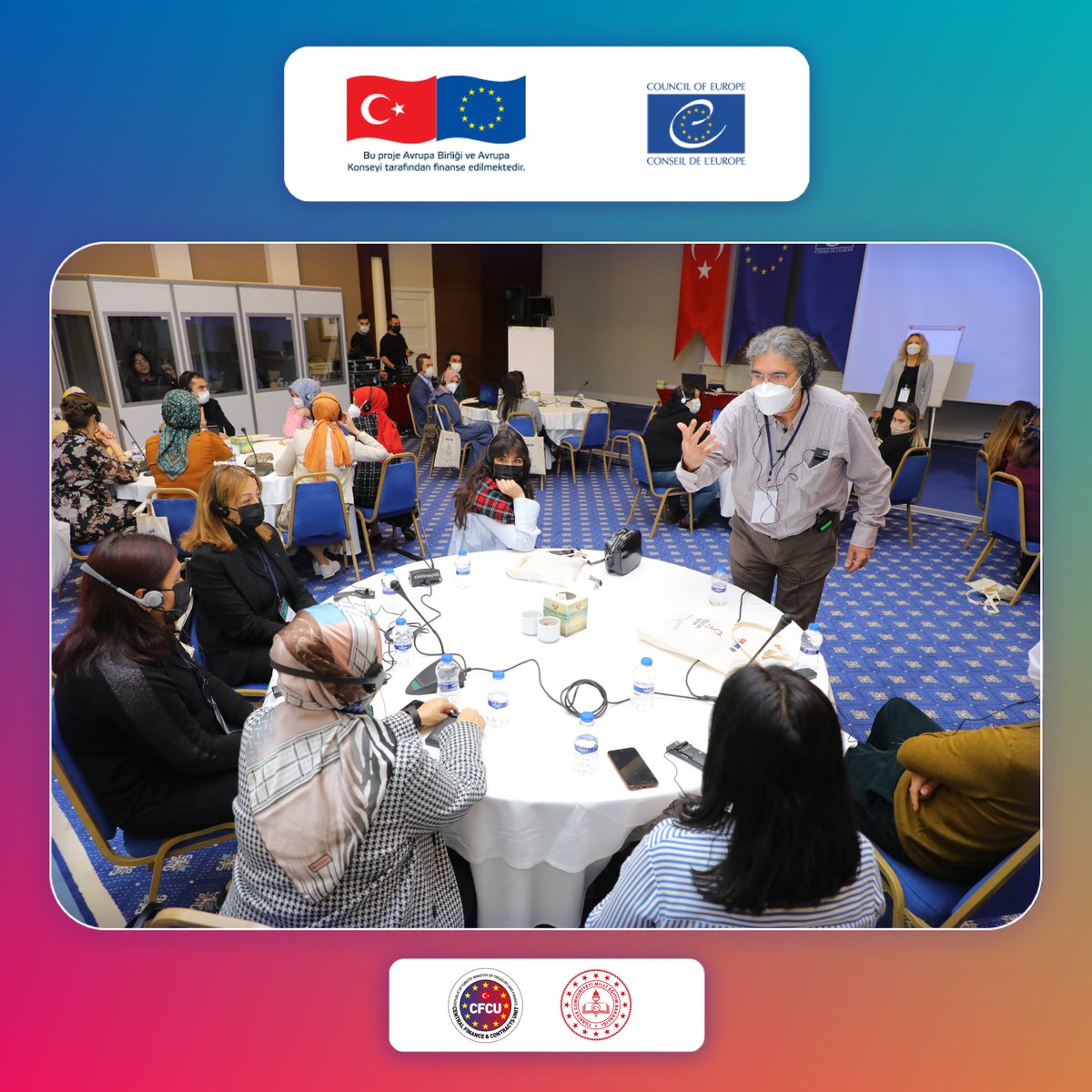 ProjeDemokrasi's tweet photo. Projemizin Üçüncü Modül Eğitici Eğitimleri bugün başladı. Projenin pilot illerinde görev yapan öğretmenlerimiz, pilot uygulamaya ilişkin deneyimlerini paylaşma imkanı bulacak.

@tcmeb
@coe
@cfcuturkey
@EUDelegationTur
@ABBaskanligi
#gelecekbizim #ortakgeleceğimiz #ipatemelhaklar https://t.co/FELsmg24wo
