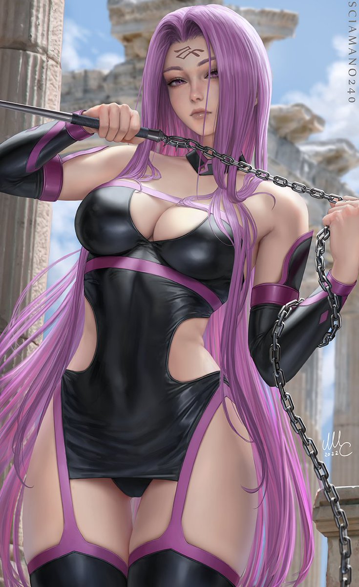 sciamano240's tweet photo. Medusa from Fate/Grand Order. 1st reward of the (late) January pack. https://t.co/0vG59bfea1