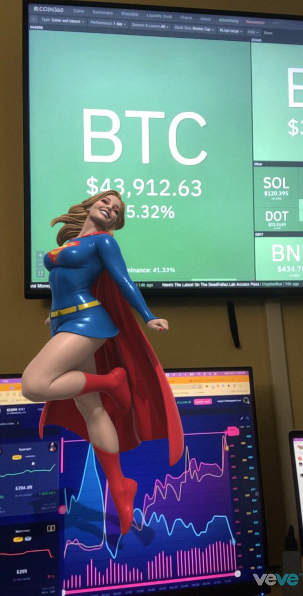 Estefania_MdL's tweet photo. She’s going to the moon!! #SuperGirl #vevefam @veve_official https://t.co/P89WQfDmNC