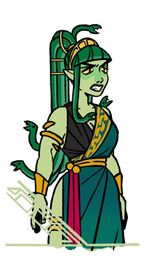 tiredmoonstudio's tweet photo. Happy #MythologyMonday! ⚔️

Medusa’s head is known as an evil, given by Athena. 🐍

However, in Greece, her head is a part of the #architecture of temples, serving as a symbol of protection for women. 🏛

#gamedev #indiedev #indiegame #madewithunity #mythology #MondayMotivation https://t.co/teujkjk8f9