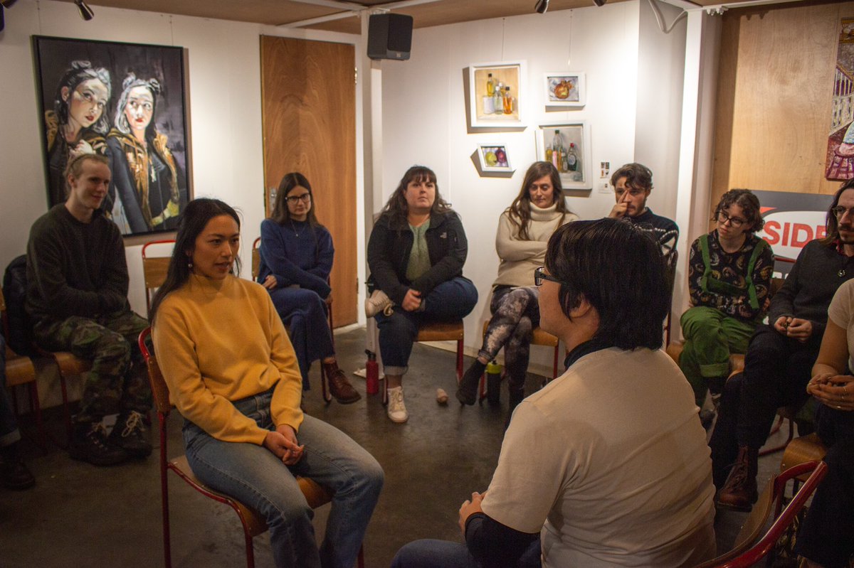 We love being back in the room with you all. (But we’re just needy like that 🤷)

📸: Pavlina Karlo at our January #netowkrshop at <a href="/HotelElephant/">HotelElephant</a>, led by the wonderful <a href="/ellacumber/">Ella Cumber</a>.