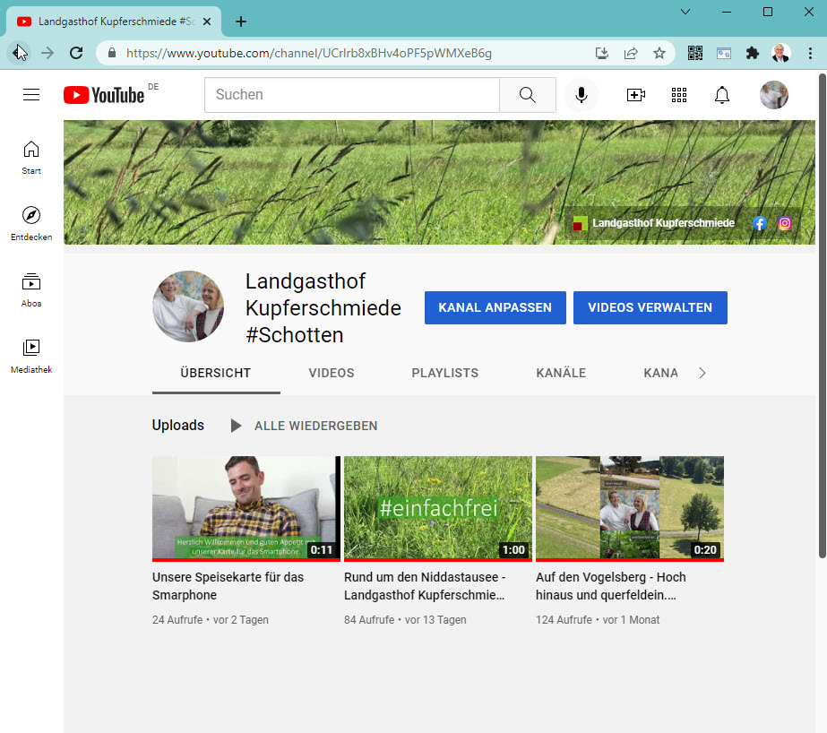 landgasthof's tweet photo. Der Landgasthof Kupferschmiede aus #Schotten im #Vogelsberg ist jetzt auch auf Youtube mit vertreten
#Hotel #Restaurant #Urlaub #einfachfrei #niddastausee
https://t.co/nDQvCpepvM https://t.co/7vGQ3JDFer