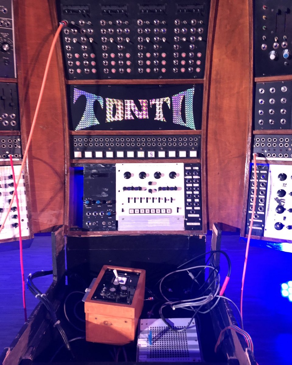 djheather's tweet photo. @RogerHouston104 @djmarkfarina Played and spoke at at the Alberta Electronic Music Conference #AEMCON in Calgary 2018. Malcom Cecil, inventor of the TONTO was there, as well the beloved machine. https://t.co/IGX6sUHzO4