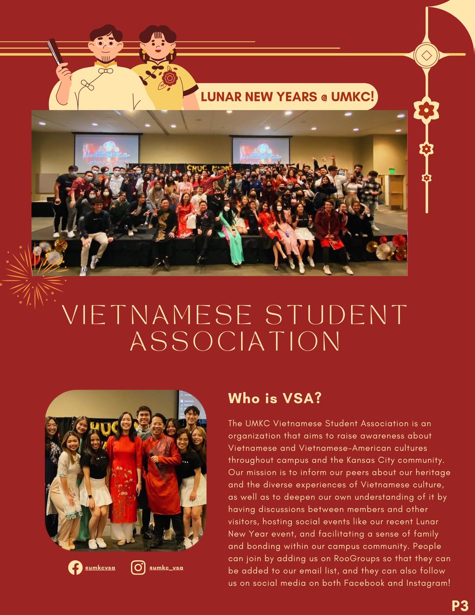 UMKCStudentGov's tweet photo. Happy Monday roos!! ☀️ Check out our February newsletter, filled with new events happening on campus, @umkc_vsa Lunar New Year’s event🧧, and our Bloch senators spotlight! 😊✨

- Check your emails for the PDF version, with clickable links.

1/2 https://t.co/dteTtr9o4g