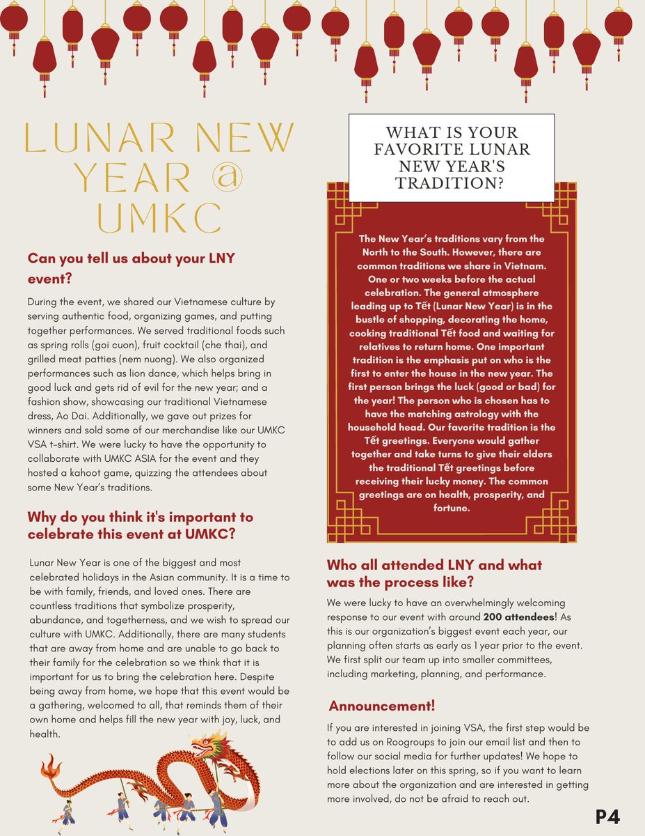 UMKCStudentGov's tweet photo. Happy Monday roos!! ☀️ Check out our February newsletter, filled with new events happening on campus, @umkc_vsa Lunar New Year’s event🧧, and our Bloch senators spotlight! 😊✨

- Check your emails for the PDF version, with clickable links.

1/2 https://t.co/dteTtr9o4g