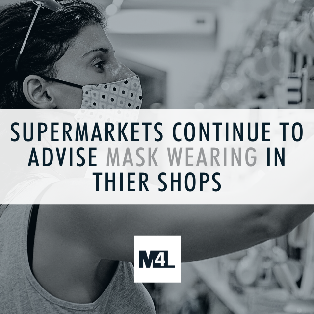 A number of supermarkets in England are advising customers to continue wearing face coverings to keep their staff and other customers safe.

These shops include John Lewis, Waitrose, Tesco and Sainsbury’s.