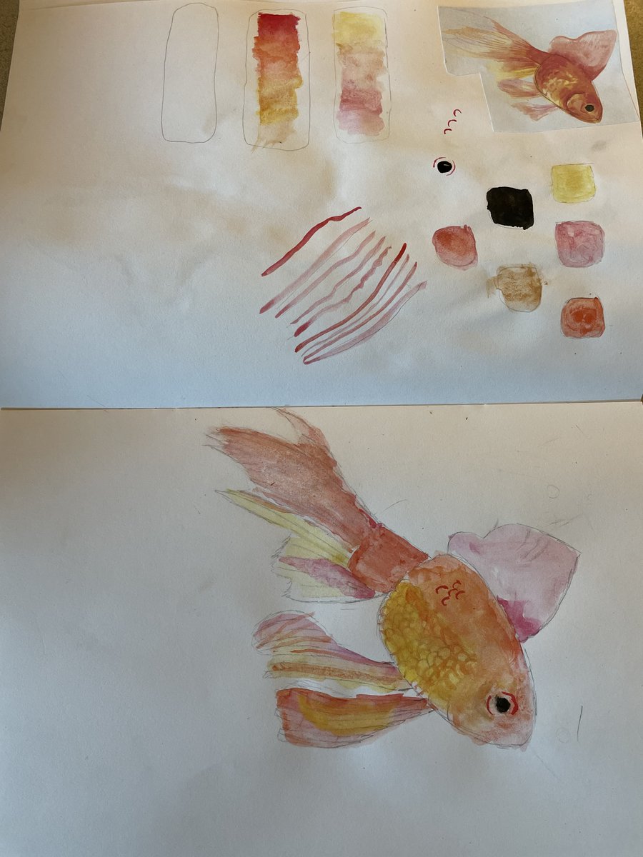 Lift_Unity_City's tweet photo. Miss Reid is so proud of her Year 7 students for such amazing performances in art focusing on the theme of 'Under the Sea' and the HPL ACP of 'Precision'- such beautiful paintings! 💜🎨🐠 #OneAET #TeamUCA #findyourremarkable #HPL https://t.co/1XLtuJ52zU