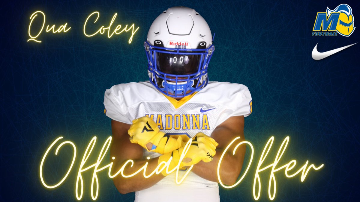 I’m Blessed to receive my fourth offer at Madonna University! <a href="/RecruitTheG/">Gainesville FB Recruiting</a> <a href="/CoachRNiblett/">Riley Niblett</a> @gainesvillefb <a href="/MadonnaU/">Madonna University</a>