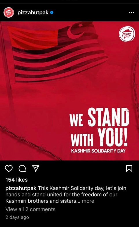 abhigupta_ak's tweet photo. We are in the position to boycott these companies &amp; we have many companies to replace them. So don't worry go for other options. We need to teach lesson to every MNC working in India. 
#BoycottHyundai 
#BoycottKiaMotors 
#BoycottKFC 
#BoycottDominos
#BoycottPizzaHut https://t.co/i2IPCtuP0X