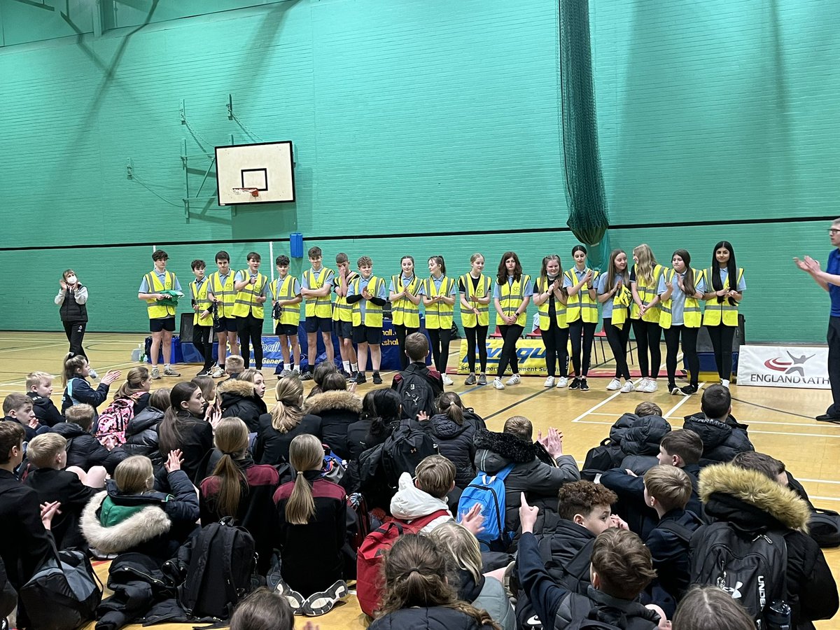 Our fantastic Year 9 sports leaders who have lead during the Primary and Seconday <a href="/SportshallUK/">Sportshall Athletics</a> Competitions today. You have been amazing! Well done 👏🏻 <a href="/SSPmacc/">Macclesfield SSP</a>