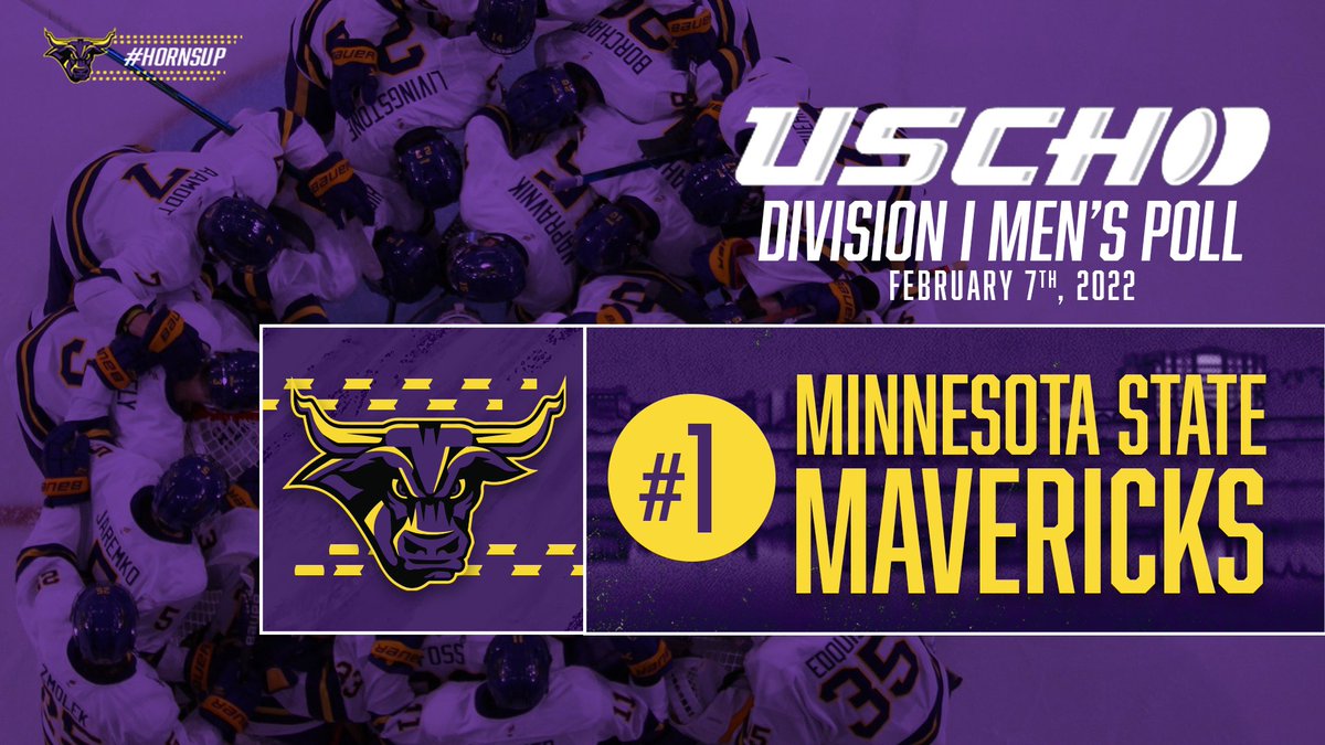 MinnStMHockey's tweet photo. Minnesota State Rated First in DCU/USCHO Poll.
📰Details: https://t.co/HkLbwCYwPW https://t.co/llJN9eazT0