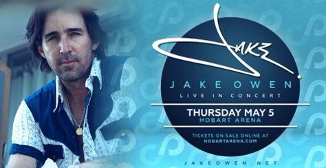 ANNOUNCEMENT: Jake Owen with Special Guests King Calaway and Dave's Highway
Thursday May 5, 2022 at 8pm
Tickets on sale Friday, February 11, 2022 at 10am.