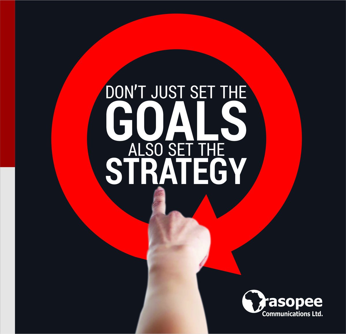 orasopee's tweet photo. Did you set a goal, forgetting to set the strategies?
Achieving any goal in life isn't just about setting clearly defined goals and wanting them badly enough. You also need to deploy the right strategies for achieving them.
#orasopee #goals #goalsetting #businessstrategy https://t.co/QAybjq6XZE