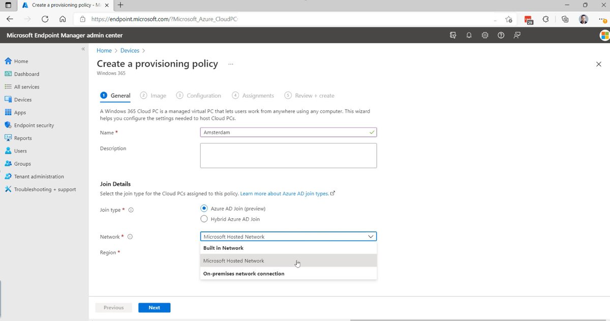 Brinkhoff_C's tweet photo. Want to know everything behind - this screen -  #Windows365 Enterprise and #AzureAD join support? Join Christian Montoya and me THIS Wednesday the 9th at 9 am PT! Register NOW⤵️ https://t.co/jDhGub5AoY https://t.co/uQCJ7n5dJu