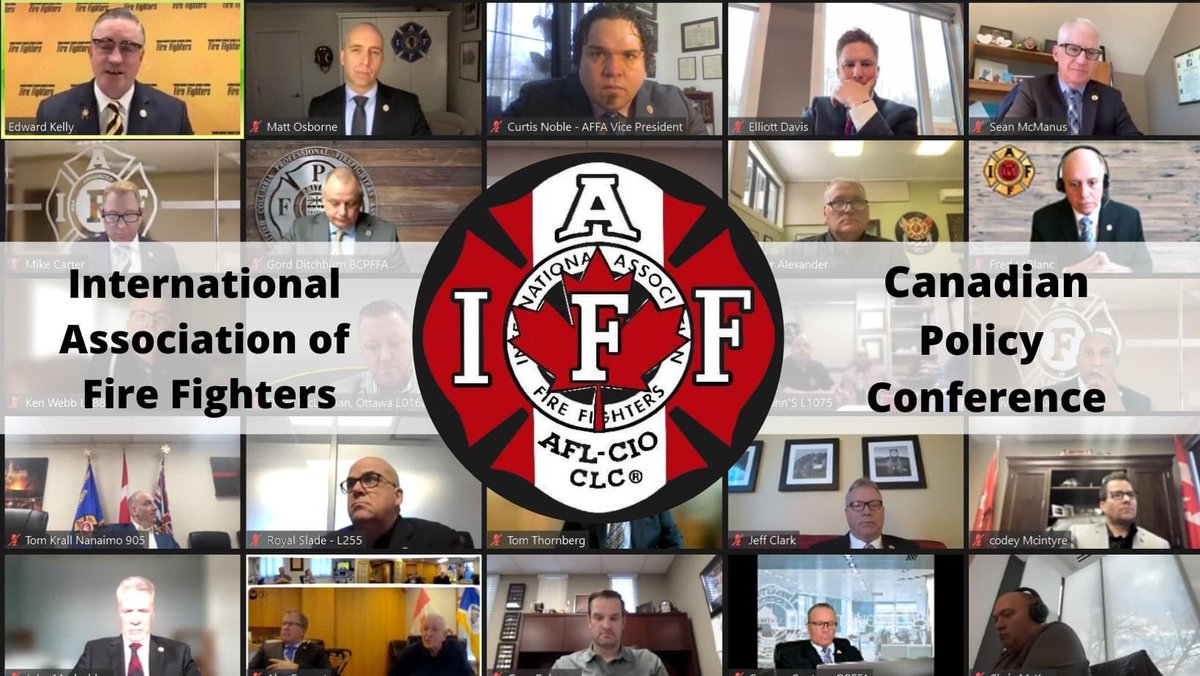 Fire Fighters from across the IAFF's 6th District and Canada are meeting this week at our Jack Jessop Canadian Policy Conference. Many important initiatives regarding public and Fire Fighter safety are being discussed. 
#IAFF  #iaffcdnpolicy #cdnpoli