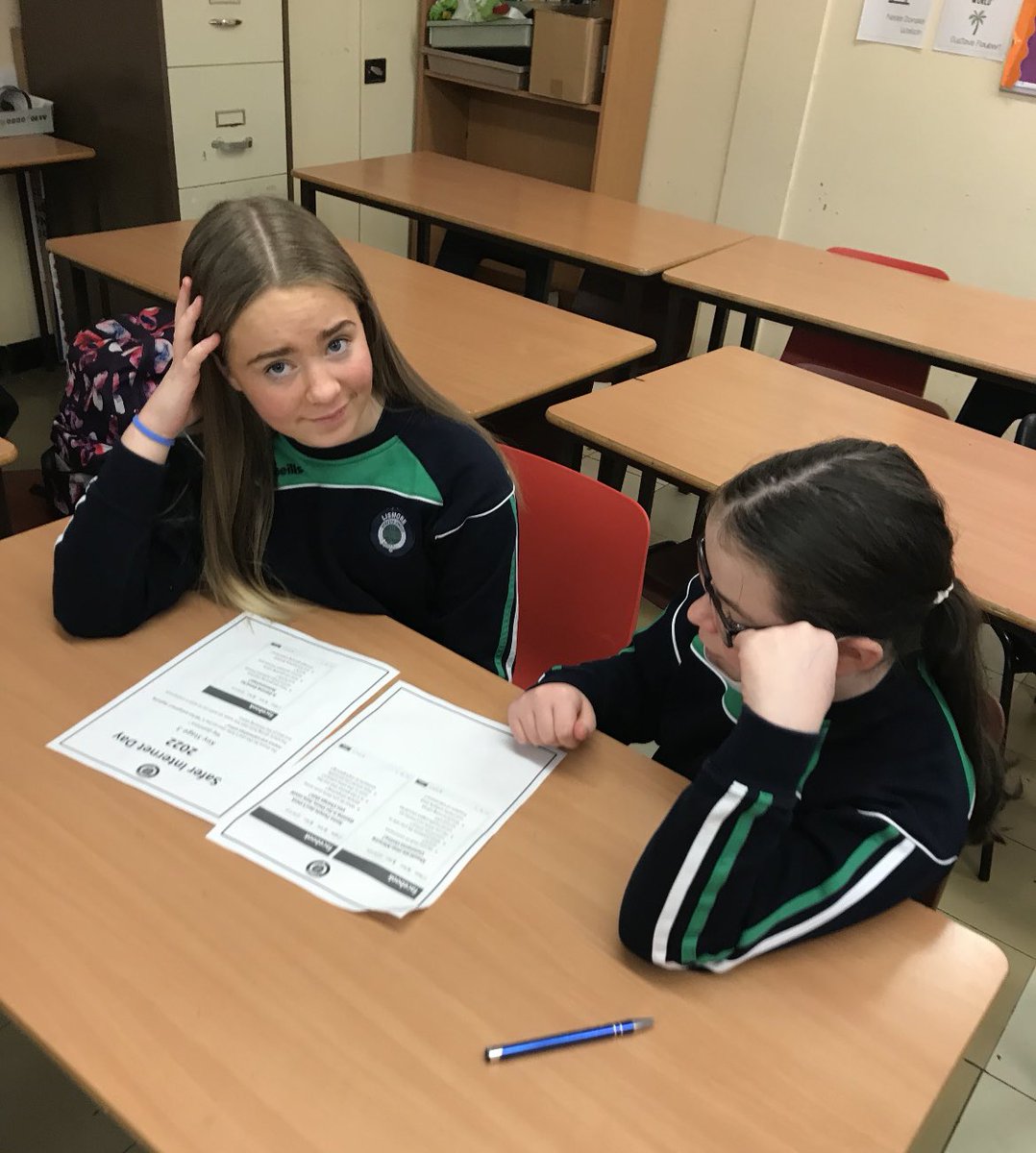 LismoreICT's tweet photo. Tomorrow is Safer Internet Day. Today, our Digital Leaders joined Year 8 form classes to help students complete a task on this year’s theme “All fun and games? Exploring respect &amp; relationships online” keep an eye out for more activities this week 😉 @lismorecomp https://t.co/aEBpzFVwbG