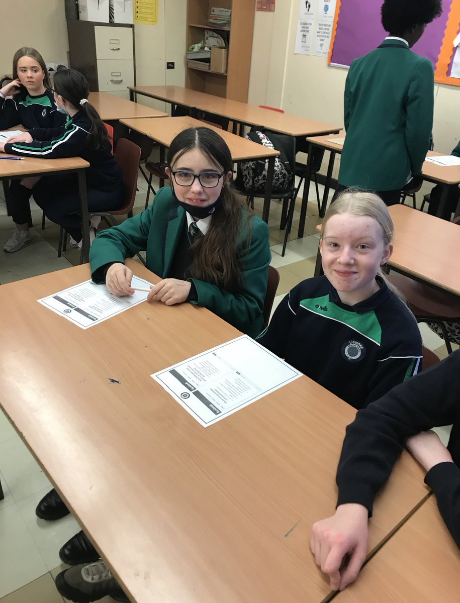 LismoreICT's tweet photo. Tomorrow is Safer Internet Day. Today, our Digital Leaders joined Year 8 form classes to help students complete a task on this year’s theme “All fun and games? Exploring respect &amp; relationships online” keep an eye out for more activities this week 😉 @lismorecomp https://t.co/aEBpzFVwbG
