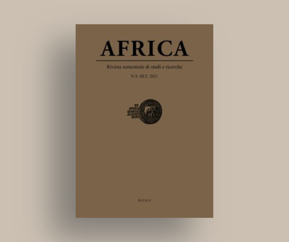 ViellaEditrice's tweet photo. È uscito il nuovo numero (III/2, 2021) di @Africa_Rivista con i contributi di Mouldi Lahmar, Fantahun Ayele, Biyan G. Okubagherghis, Chama Kaluba Jickson e Angelo Del Boca.

Scheda numero: https://t.co/HtY4akvGrE https://t.co/08vBxRwqyN