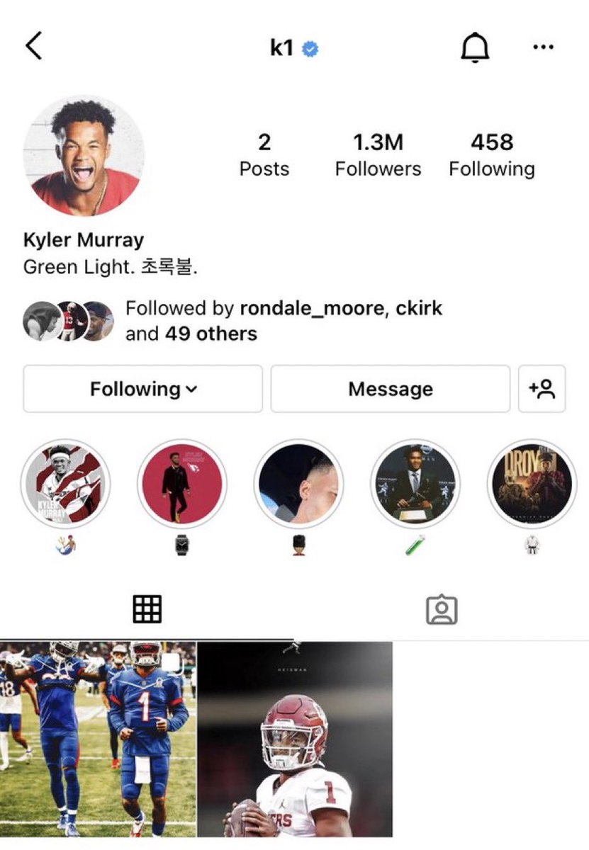 DKSports's tweet photo. Kyler Murray has unfollowed the Cardinals and deleted every mention of them on his Instagram. 

It can only mean one thing. https://t.co/3AW5USEkS7