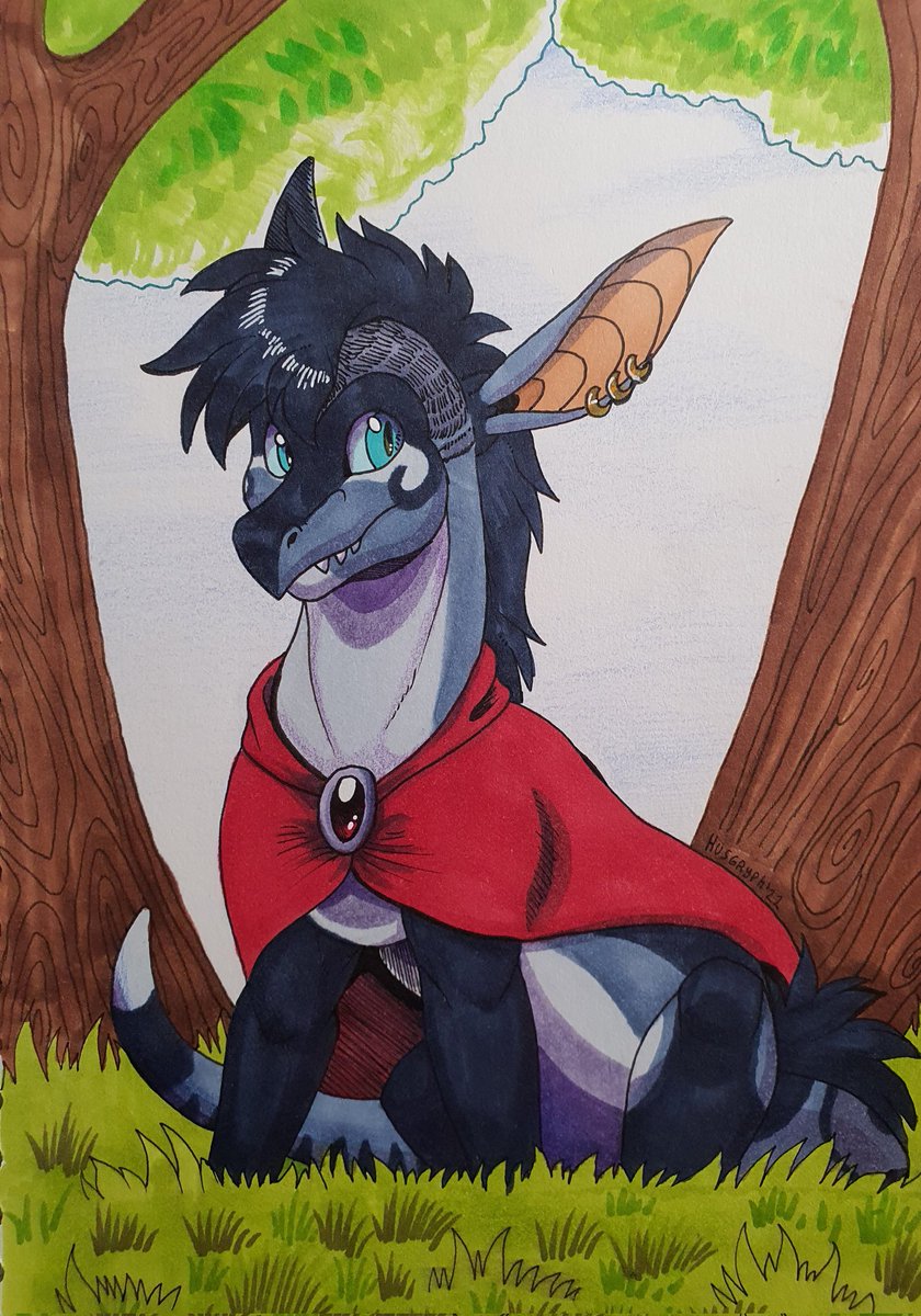 HusRepti's tweet photo. #art #traditionalart #furry #furryart #ArtistOnTwitter 
I just h8 to draw bgs,especially in traditional art,that's kinda sad 🤧 https://t.co/Dl7HzPAxNh