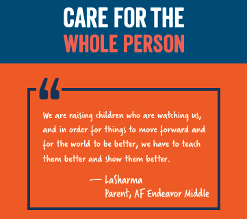 achievement1st's tweet photo. We are dedicated to supporting every kid by honoring their identities, emotions, & dreams! โฅ๏ธ๐คโญ๏ธ
#AchievementFirstSchools #CareForTheWholePerson #TheTimeIsNow https://t.co/sNjdcyDLOb