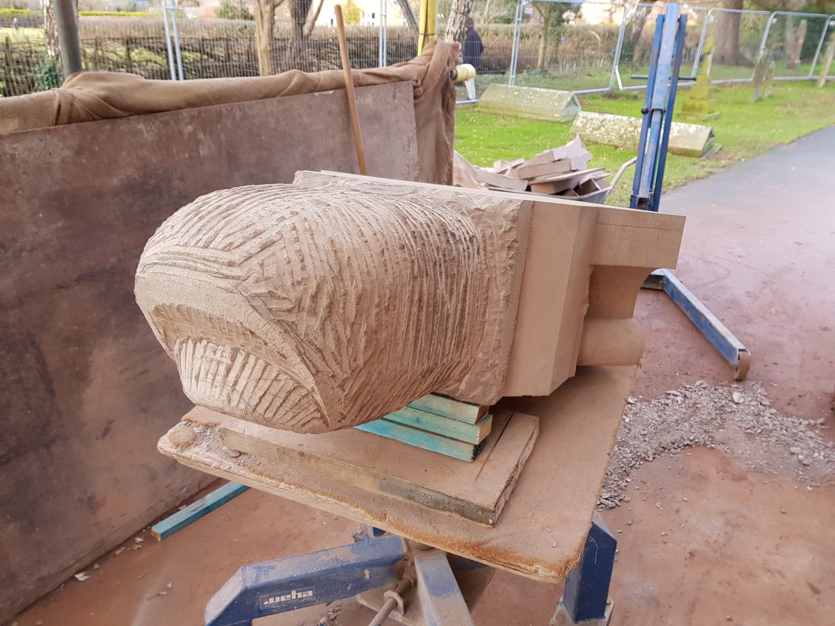 RyanHar90511974's tweet photo. #kingslandchurch fish grotesque nearly finished @LtdTreasure @FoDStoneFirms lilac forest of dean. https://t.co/6yjDrqXpoA