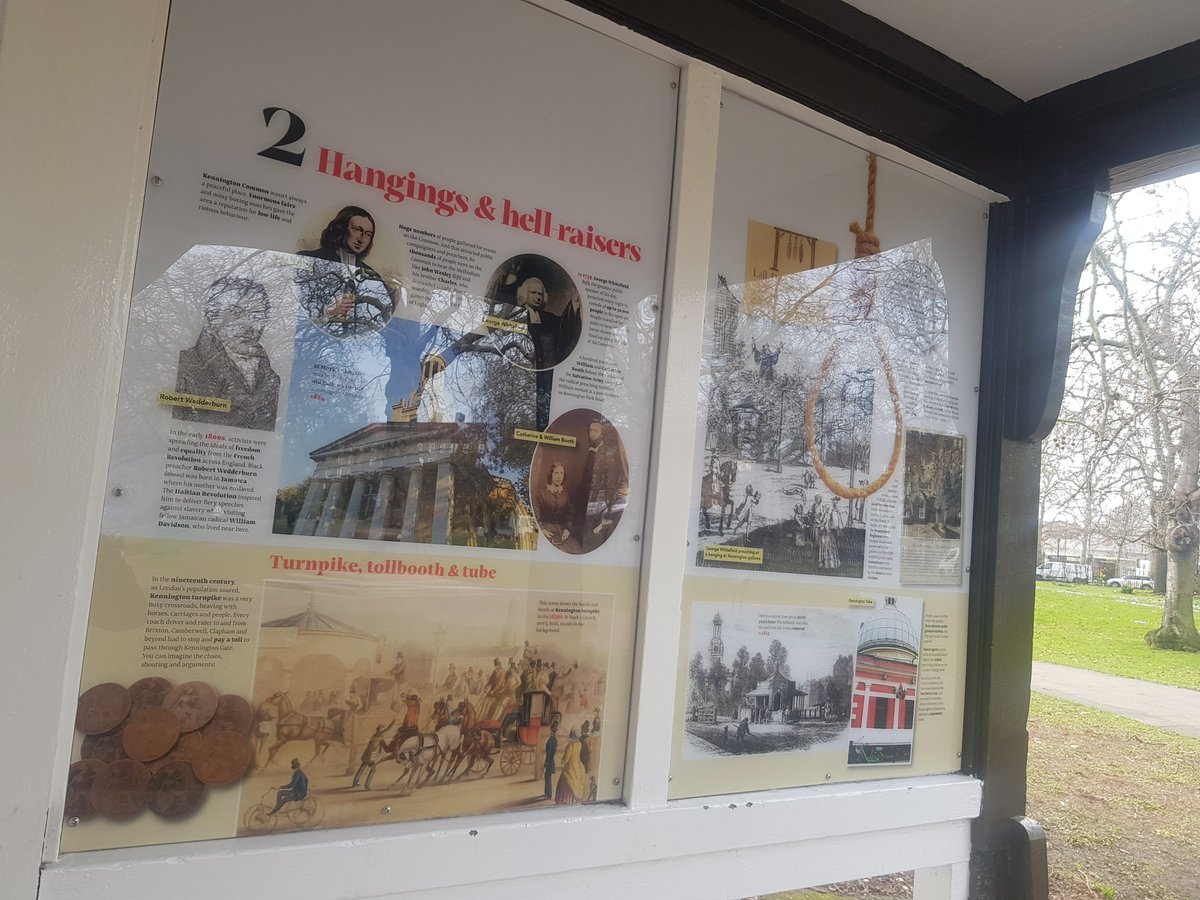 ElephantCafeUK's tweet photo. Went to have a tooth out today at Kennington dentist and on way back home mosied over to find History Hut, it's wonderful.
Glad to see fave photo of #BobMarley + Wailers strolling thro the park.
#Chartists #MarySeacole #WilliamCuffay https://t.co/AwCFLLD5W2