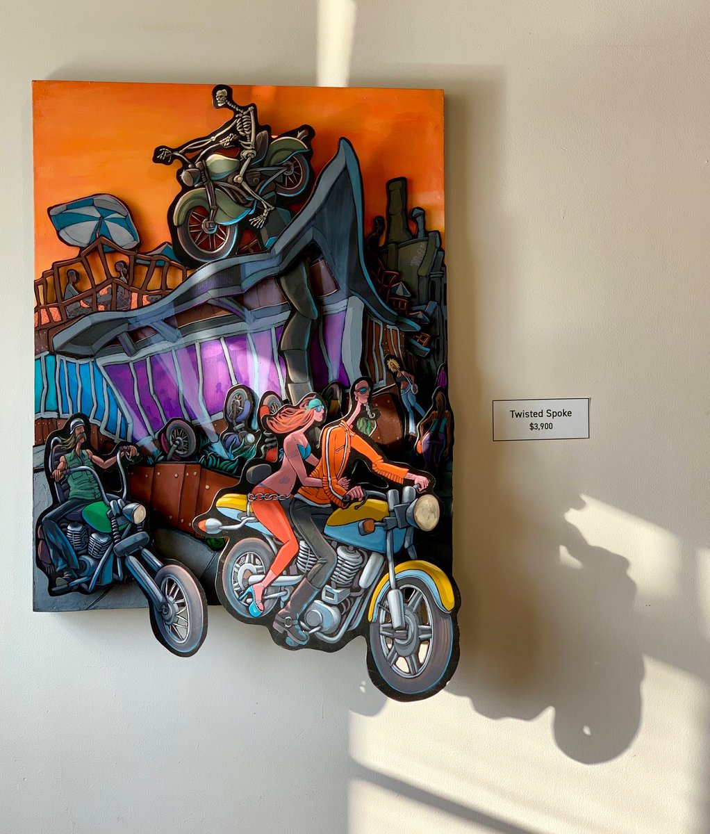 michaelbirawer's tweet image. When sun meets 3D. Seeing double! 🏍🏍 

#TwistedSpoke
#CastShadow