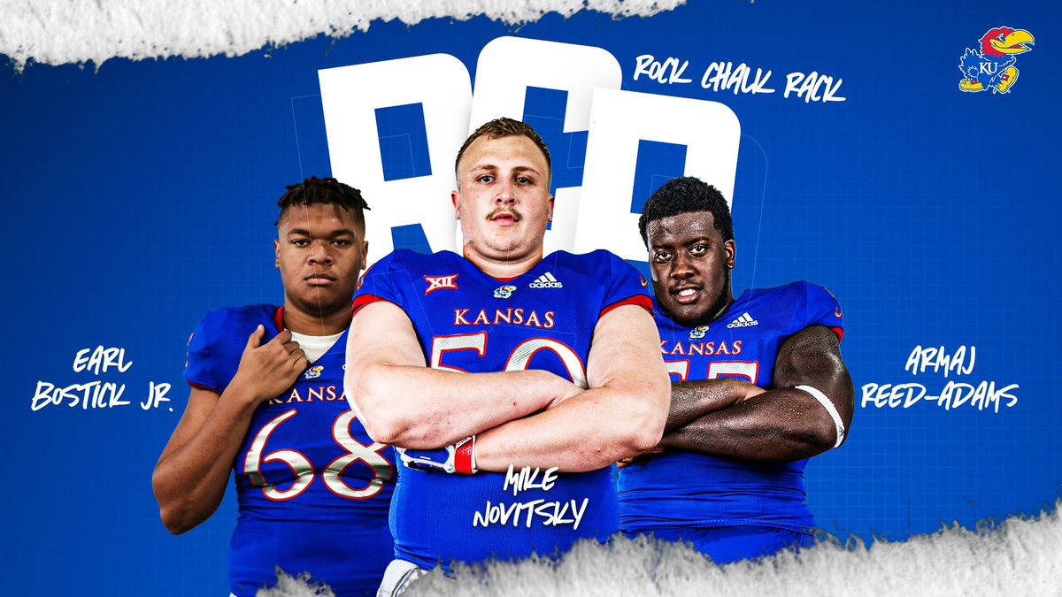 KU_Football's tweet photo. Leading from the front 💪

RCR: Week Three ↓ https://t.co/Jfr4USF8yj