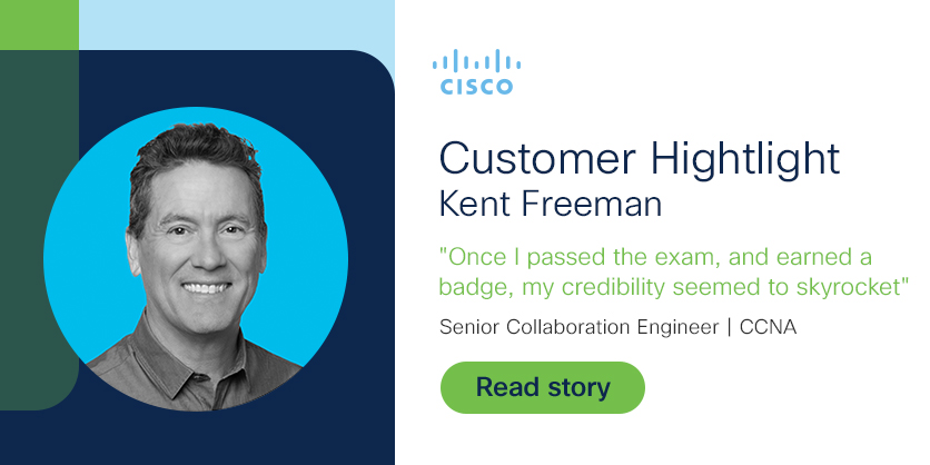 Read how #Cisco certifications helped Kent and his credibility as a #Network Engineer: infl.tv/kw7r