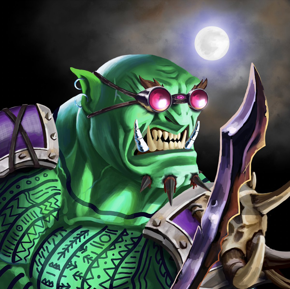 Orcs coming out of the random generator like this ... whaddoyouthink? #NFT #Everlorn #Metaverse #RPG