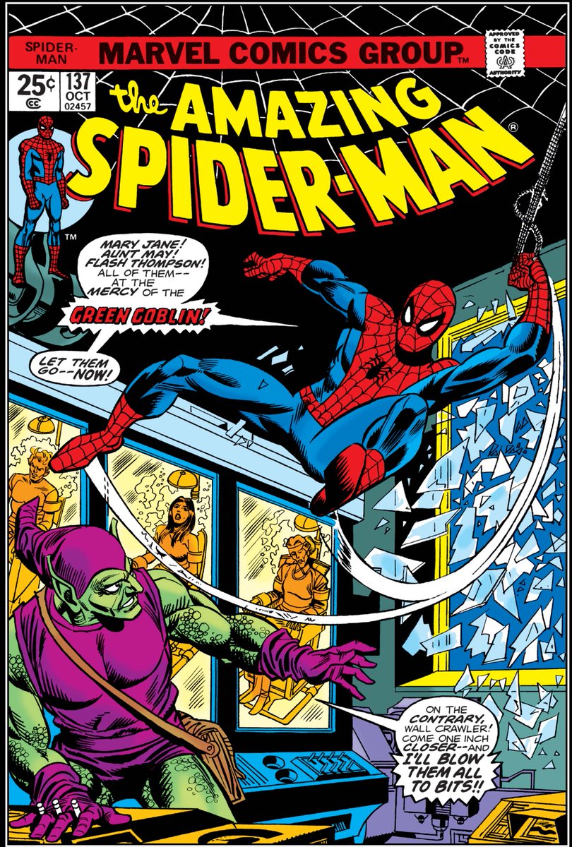 RT @YearOneComics: Amazing Spider-Man #137 cover dated October 1974. https://t.co/dxHoeLLdwX
