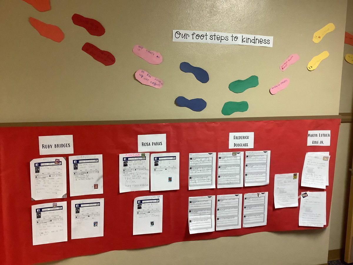 More Black History Month learning displayed throughout our building