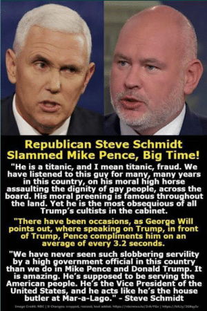 GaylaMcGill5's tweet image. The "Butler" Did It.  Well, he probably helped carry the boxes in, at any rate; there's only been 1 time when Pence didn't strictly adhere to 'His Master's Voice', and that was on 1/6, when he had no other choice.  💯