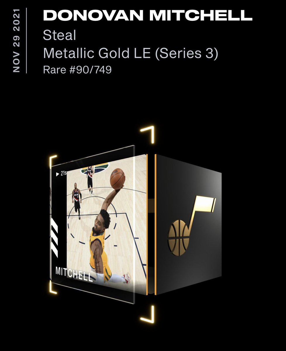 GerdyGram's tweet photo. My first rare pull. Not bad! 🤙🏼 #NBATopShotThis https://t.co/QvrOgB0kJ4