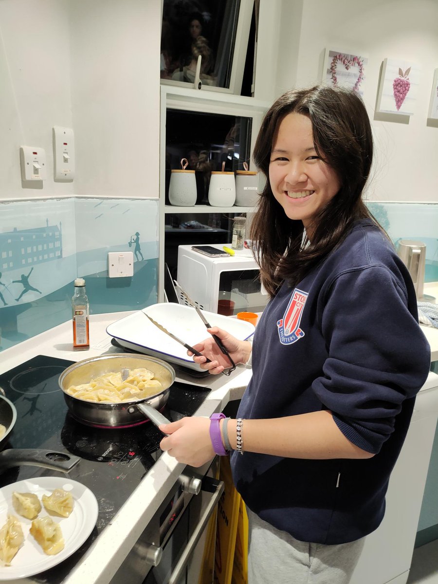 ToynbeeH's tweet photo. We are back! Saturday evening was fun, dumpling making to celebrate the year of the tiger @ArdinglyBoarder  #ChineseNewYear2022 https://t.co/c8KqdtpGaZ