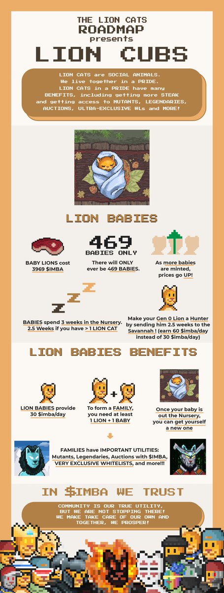TheLionCats's tweet photo. THE LION CATS PRESENTS 👶😺 https://t.co/rbCWsED9lD
