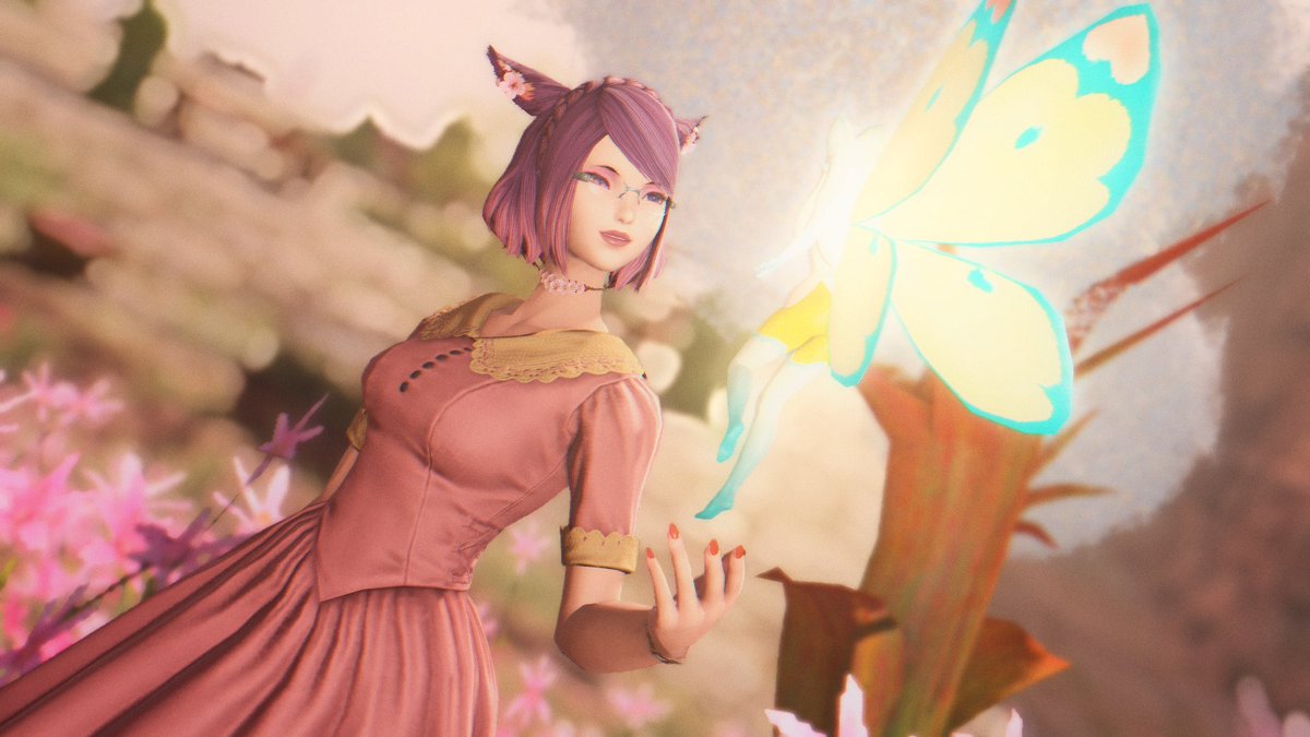 MiyaJenova's tweet photo. Eos has always been my favorite fairy, even if she doesn't have the better heals anymore like she used to. #GPOSERS #GPOSE #FFXIV #FFXIVScreenshots #Endwalker #FF14 https://t.co/qw00PYyn9B