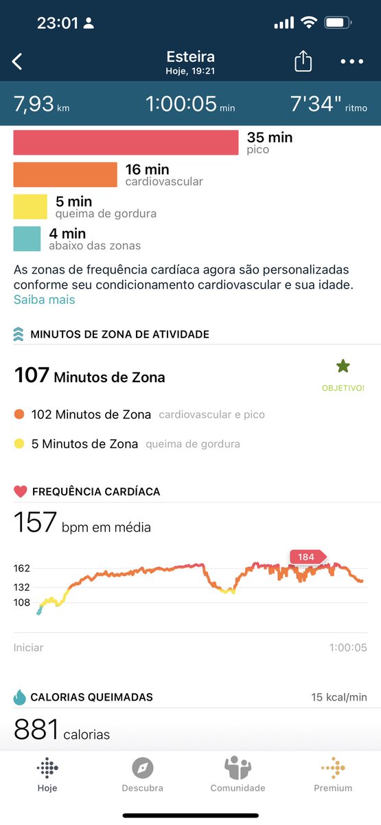 jrobertofaraujo's tweet photo. E vamos começar a semana com um treino aeróbico (uma corridinho de leve) e colocar em prática algumas mudanças de hábitos!
Vamos ver como me adapto às mudanças 💪
#DevFitness https://t.co/0giRrXHf6R