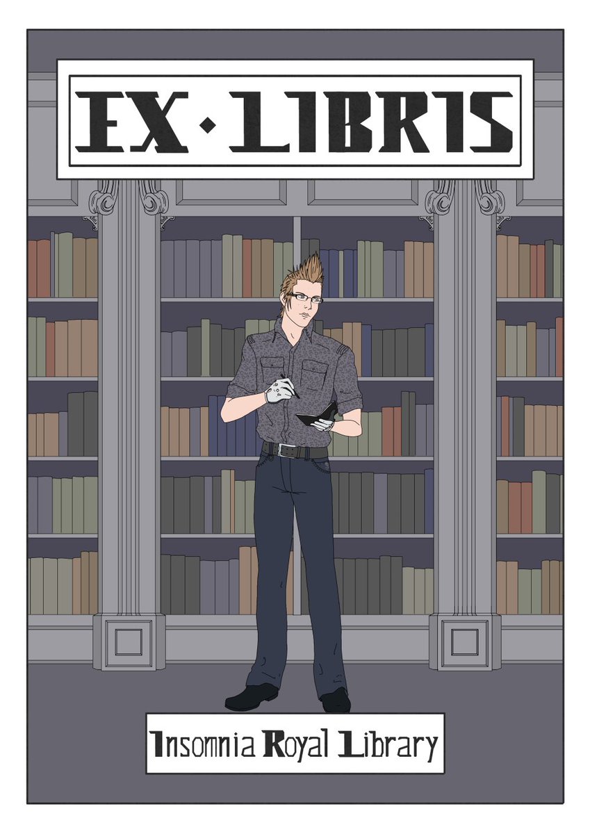 ArtAugo's tweet photo. Continuing with birthday bookplates for each FFXV character, here’s Ignis.

#HBDIgnis #HBDIgnis2022 https://t.co/FgVZysyakI