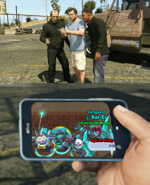 spaxies's tweet image. The days of the great pulsar war @serjinxable #PlaySpiralKnights #spiralknights #GTAV