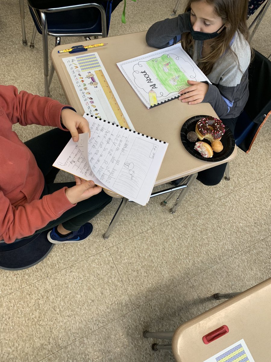 You “Doughnut” know how proud I am of these nonfiction writers! Second writing celebration in the books and we are excited to start opinion/persuasive writing next! 🍩 We loved giving each other doughnut awards (and eating some real ones too 😉).
