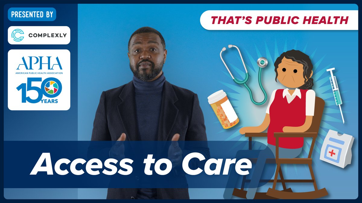 PublicHealth's tweet photo. Health is a fundamental human right. But what happens when people can’t access the resources they need? In the new episode of #ThatsPublicHealth from @PublicHealth and @ComplexlyMedia, we’re looking at access to care. https://t.co/tohtVdjbz4 https://t.co/netGcSqQbd
