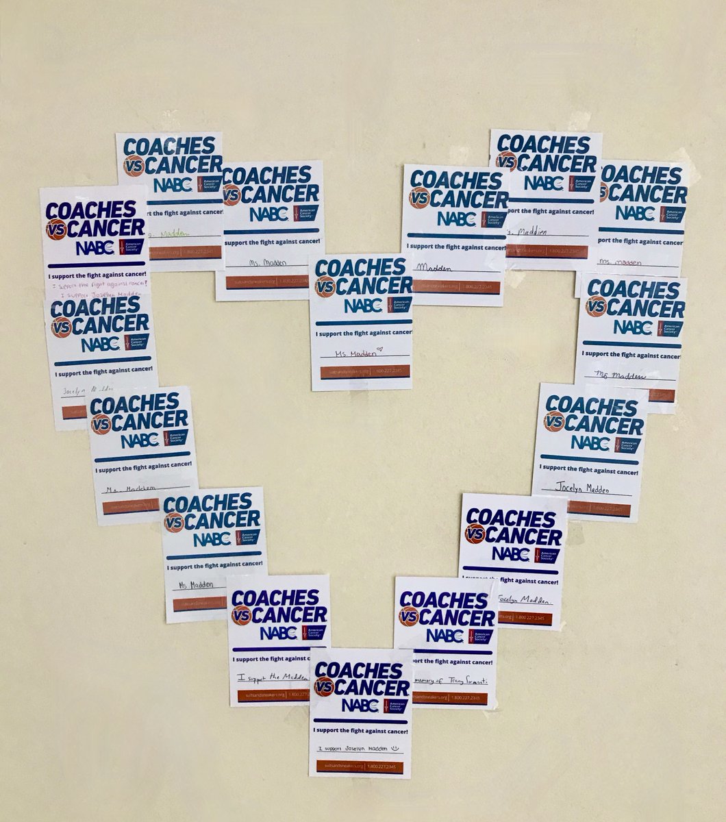 Marianapolis's tweet photo. Boys' V Basketball, Friday 5 p.m. at Pomfret - Coaches vs Cancer! We're playing for those who have fought or are fighting cancer, including Jocelyn Madden '19. Click the link https://t.co/vNk0JS82PP to make your gift today! #MaddenStrong #CoachesvsCancer #SuitsAndSneakers https://t.co/5FVRmZ0ixF